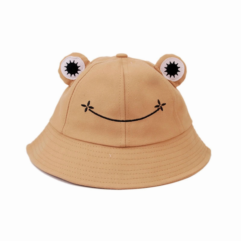 Wholesale Cute Frog Cotton Bucket Hat