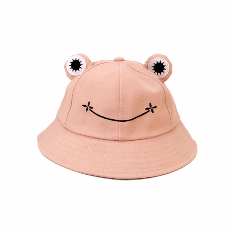 Wholesale Cute Frog Cotton Bucket Hat