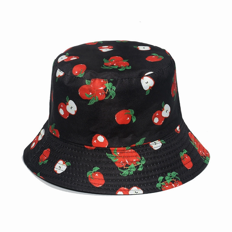 Wholesale Cute Fruit Print Polyester Bucket Hat