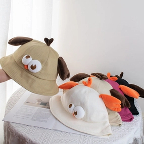 Wholesale Cute funny cartoon ugly cute little chicken fisherman hat