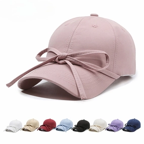 Wholesale Cute Ribbon Bow Baseball Cap