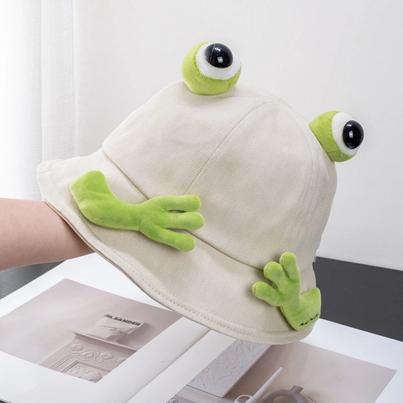 Wholesale Cute Sweet Frog Eyes Bucket Hat