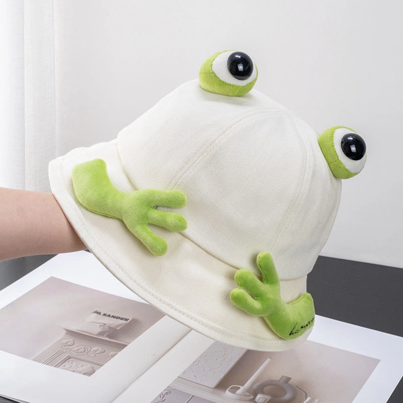 Wholesale Cute Sweet Frog Eyes Bucket Hat