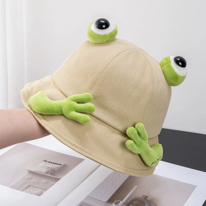 Wholesale Cute Sweet Frog Eyes Bucket Hat