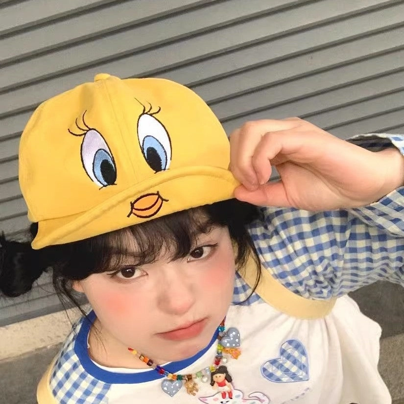 Wholesale Cute yellow duck embroidered baseball cap