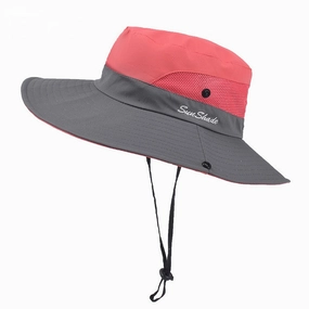 Wholesale Dacron Summer Women's Outdoor Sunshade Hat Sunscreen Fisherman Hat