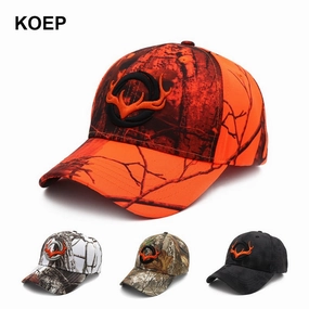 Wholesale Deer Embroidered Camouflage Outdoor Sports Baseball Hat