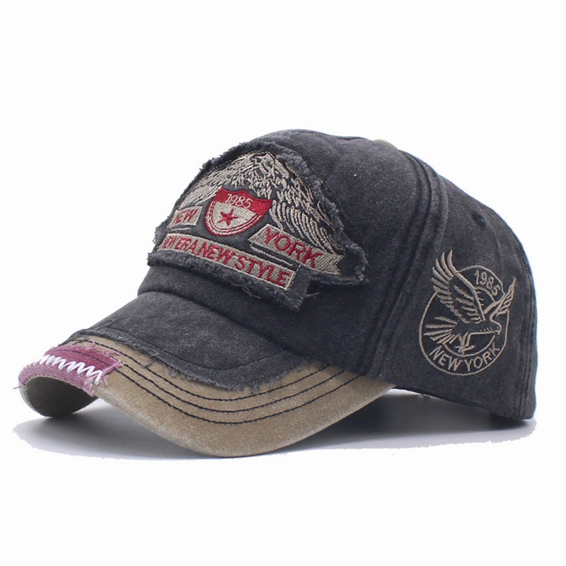 Wholesale Denim Washed, Vintage Embroidered, Outdoor Fashionable Personalized Baseball Cap