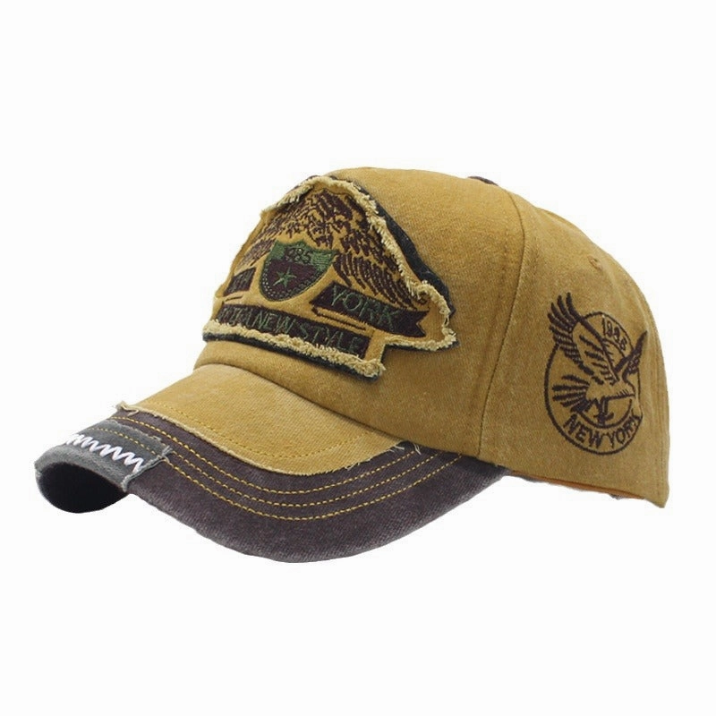 Wholesale Denim Washed, Vintage Embroidered, Outdoor Fashionable Personalized Baseball Cap