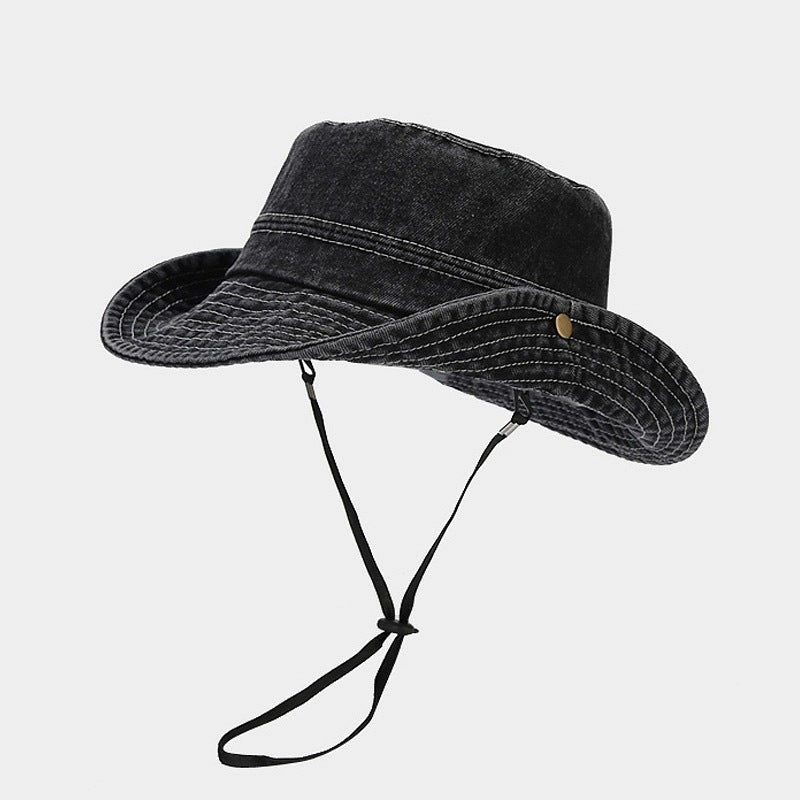 Wholesale Denim Western Cowboy Bucket Hat