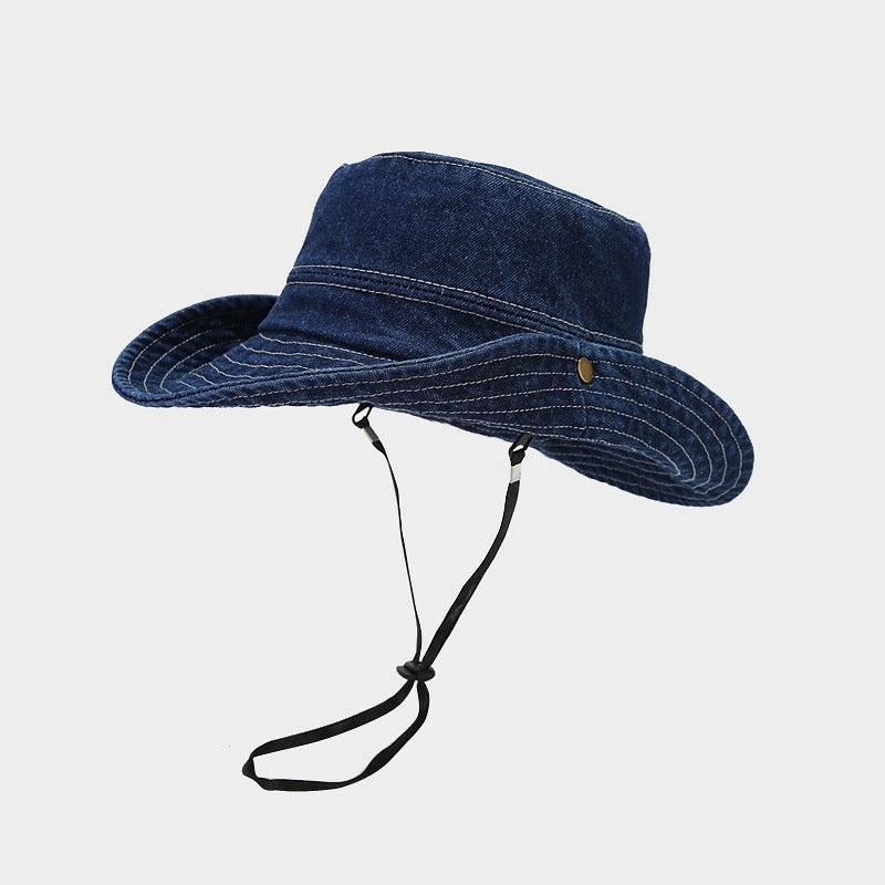 Wholesale Denim Western Cowboy Bucket Hat