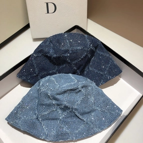 Wholesale Diamond Denim Fisherman Hat Basin Hat