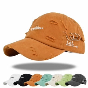 Wholesale Distressed 3D Embroidered Baseball Cap