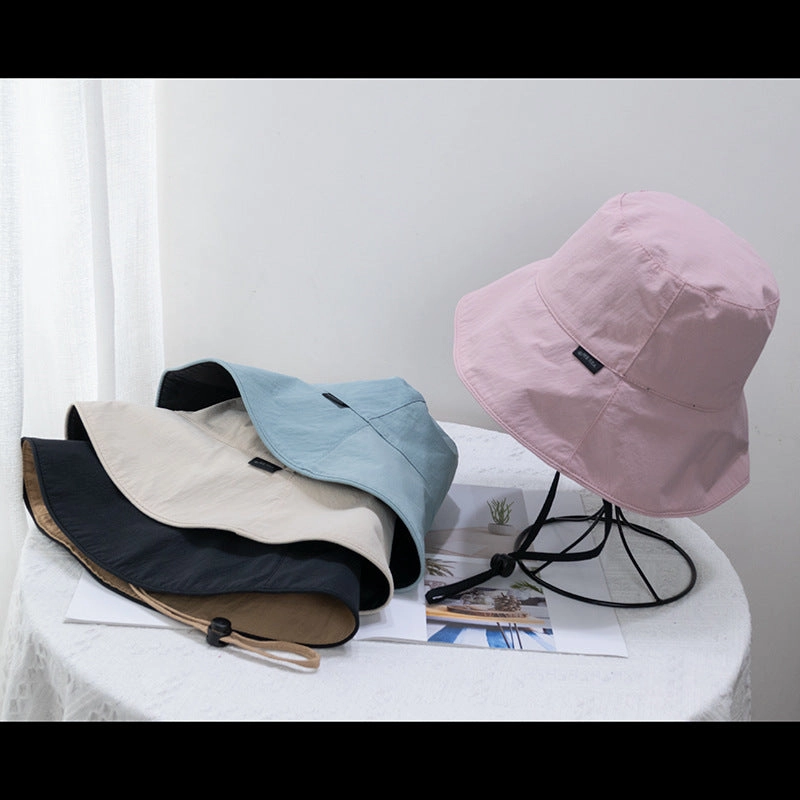 Wholesale Double-sided Large Brim Breathable Bucket Hat
