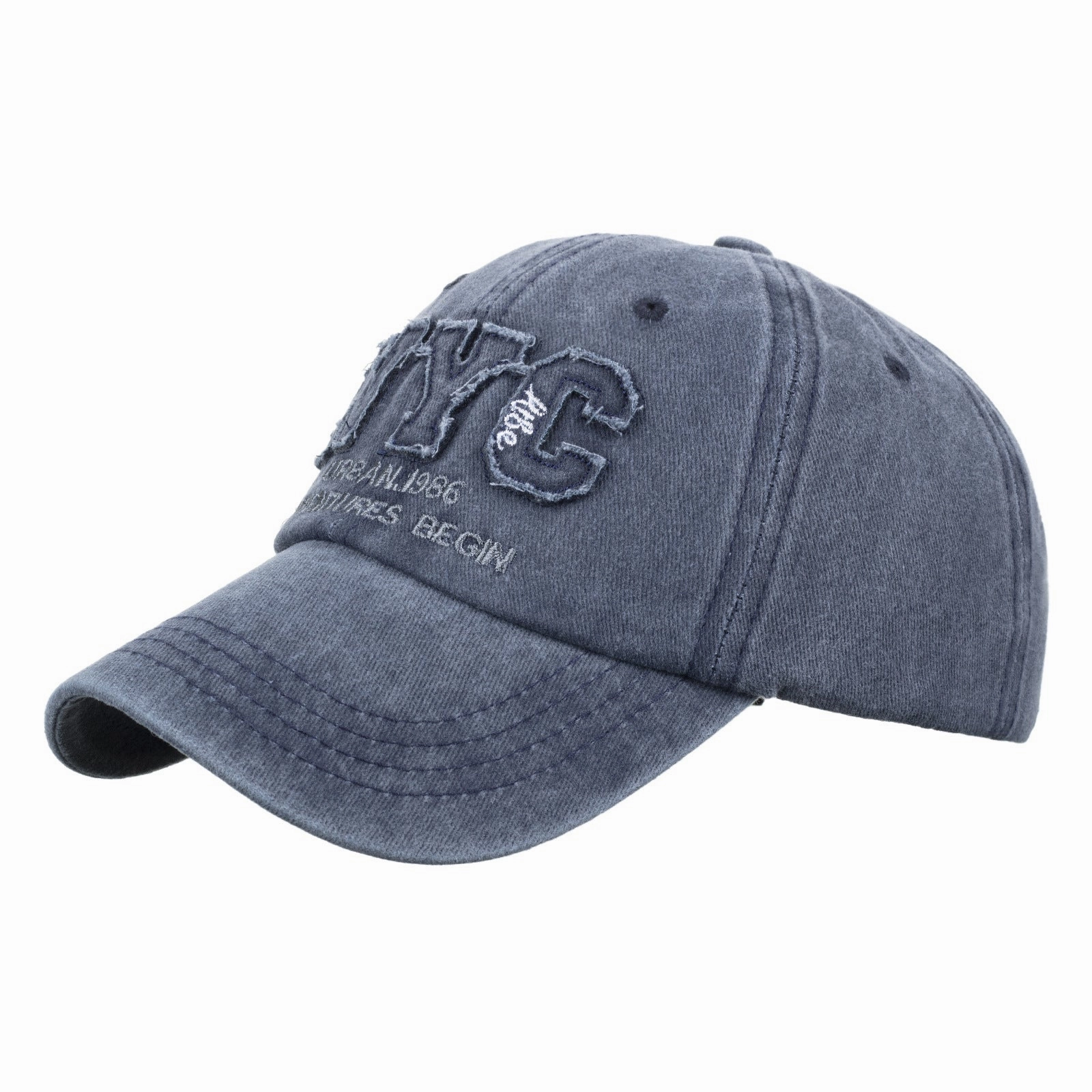 Wholesale Embroidered distressed letters baseball cap