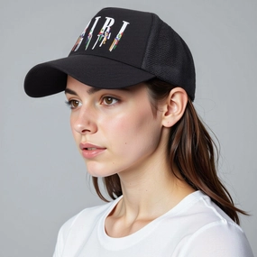 Wholesale Embroidered lettering baseball cap trucker cap