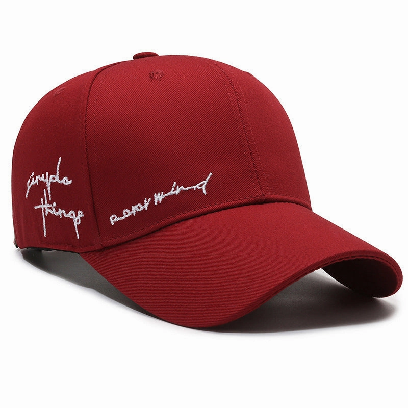 Wholesale Embroidered Letters Casual Sun Protection Baseball Cap