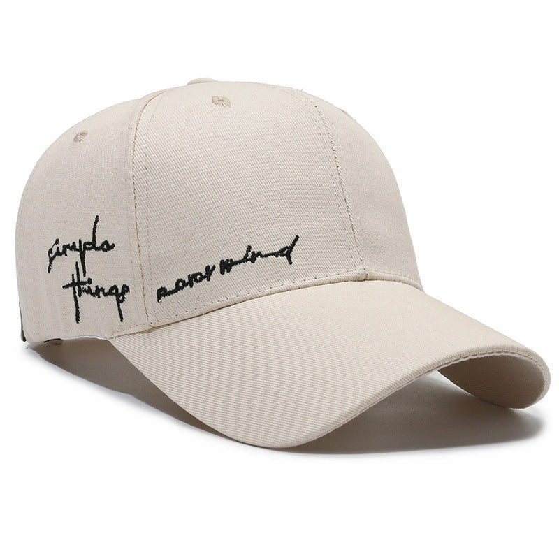 Wholesale Embroidered Letters Casual Sun Protection Baseball Cap