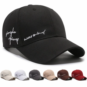 Wholesale Embroidered Letters Casual Sun Protection Baseball Cap