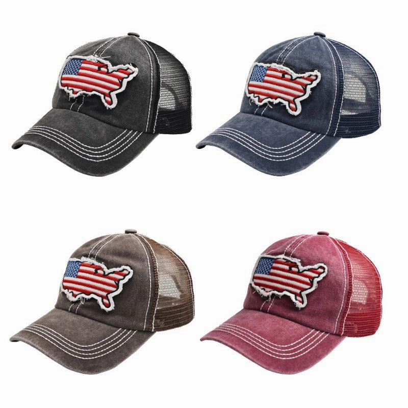 Wholesale Embroidered Mesh Hat Outdoor Sports Sunscreen Baseball Hat