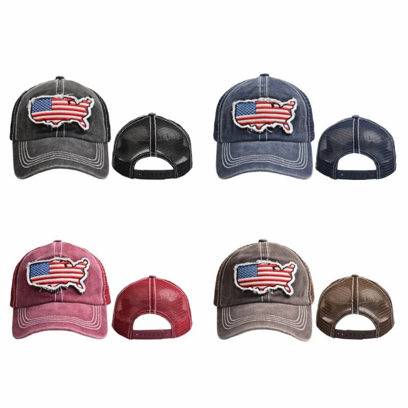 Wholesale Embroidered Mesh Hat Outdoor Sports Sunscreen Baseball Hat