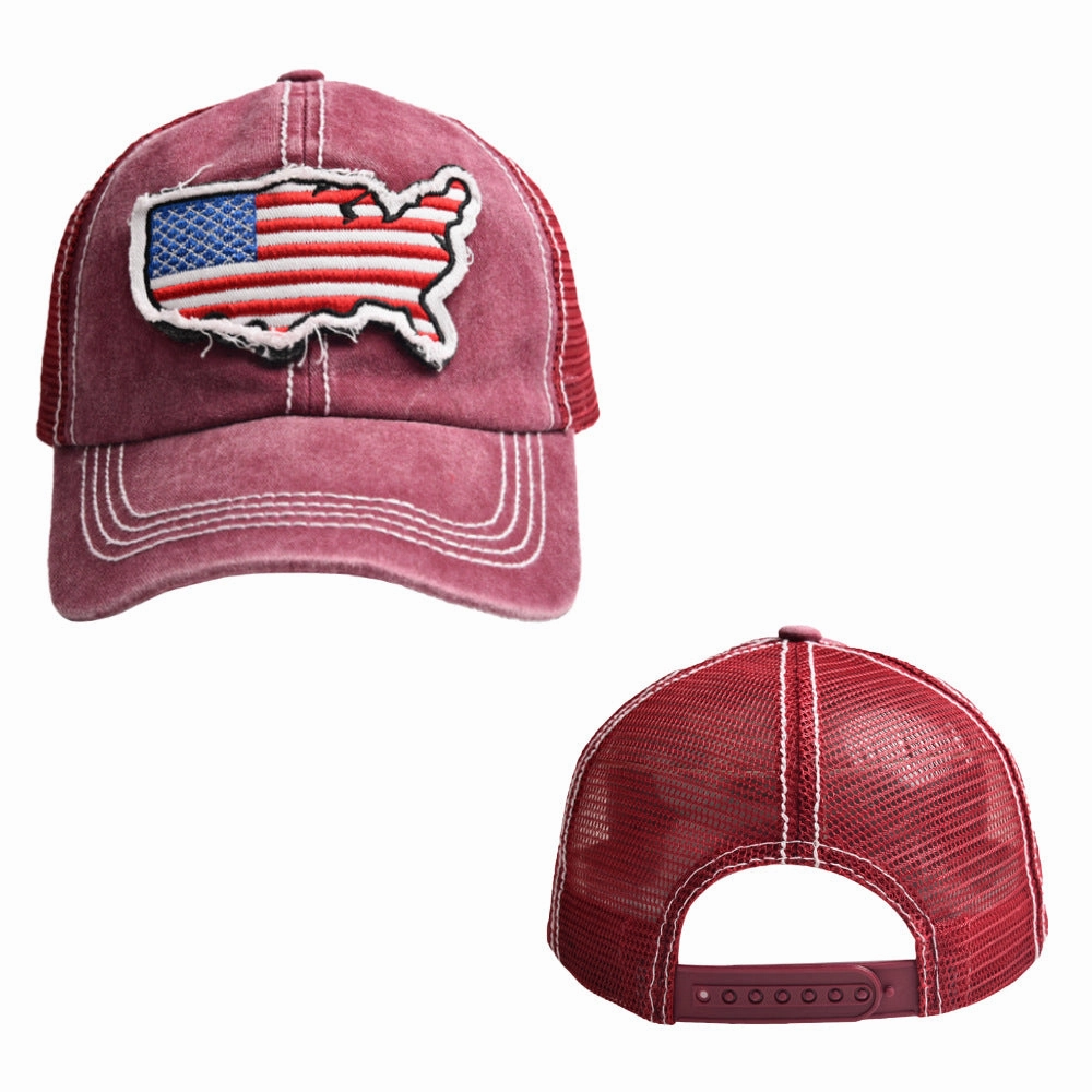 Wholesale Embroidered Mesh Hat Outdoor Sports Sunscreen Baseball Hat