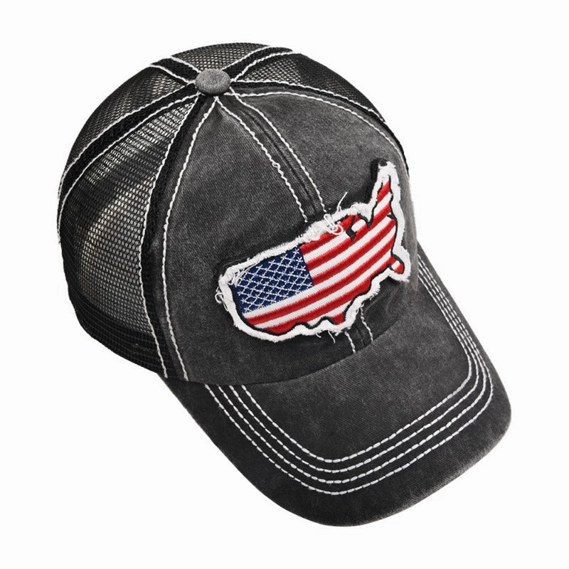 Wholesale Embroidered Mesh Hat Outdoor Sports Sunscreen Baseball Hat