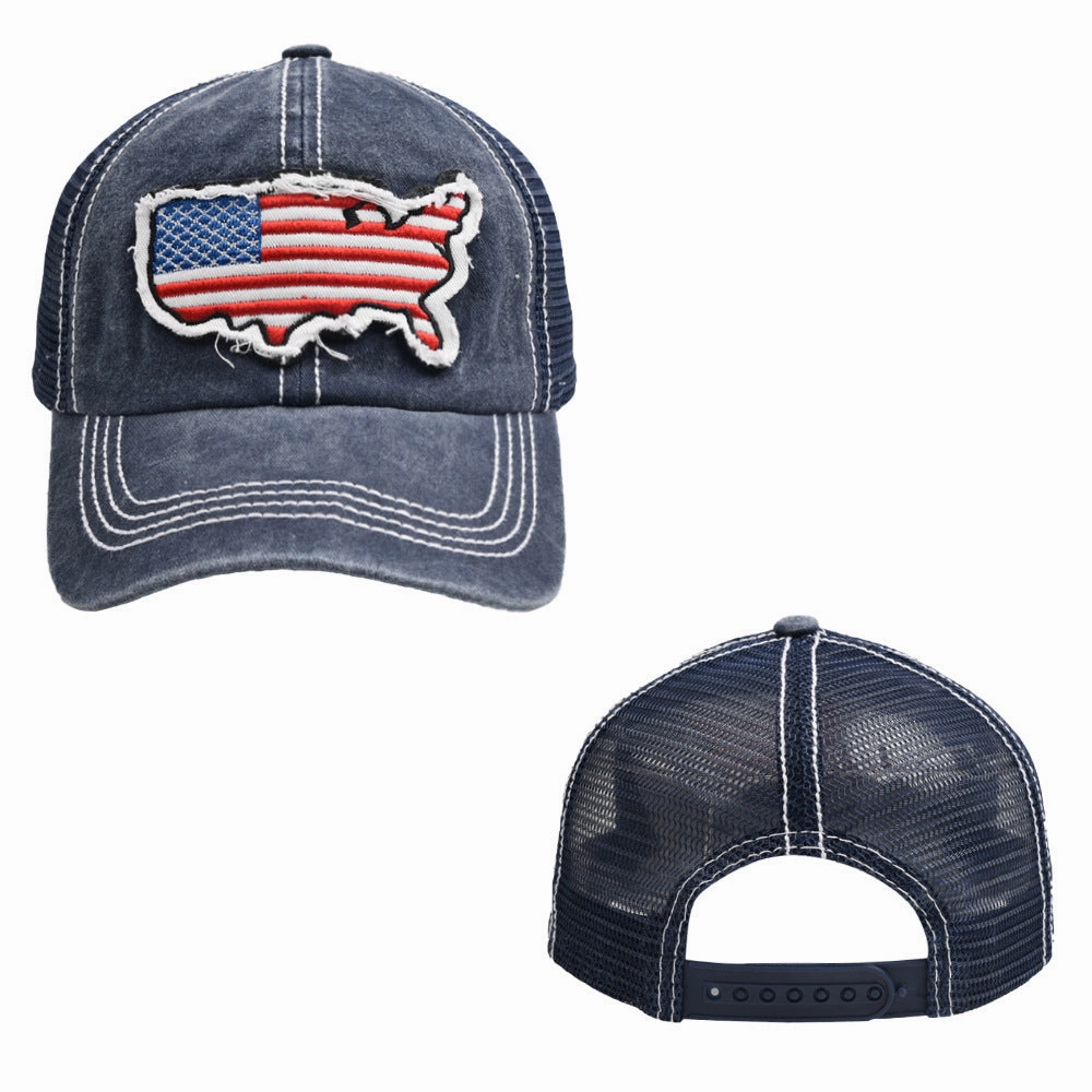Wholesale Embroidered Mesh Hat Outdoor Sports Sunscreen Baseball Hat