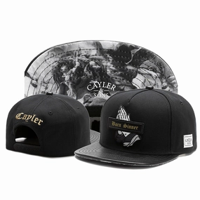 Wholesale Embroidered Print Flat Brim Hip Hop Baseball Cap