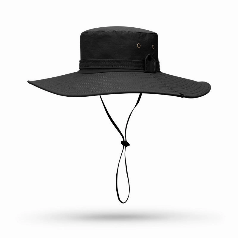 Wholesale Enlarged Brim Sunshade Men's Fisherman Outdoor Hiking Hat
