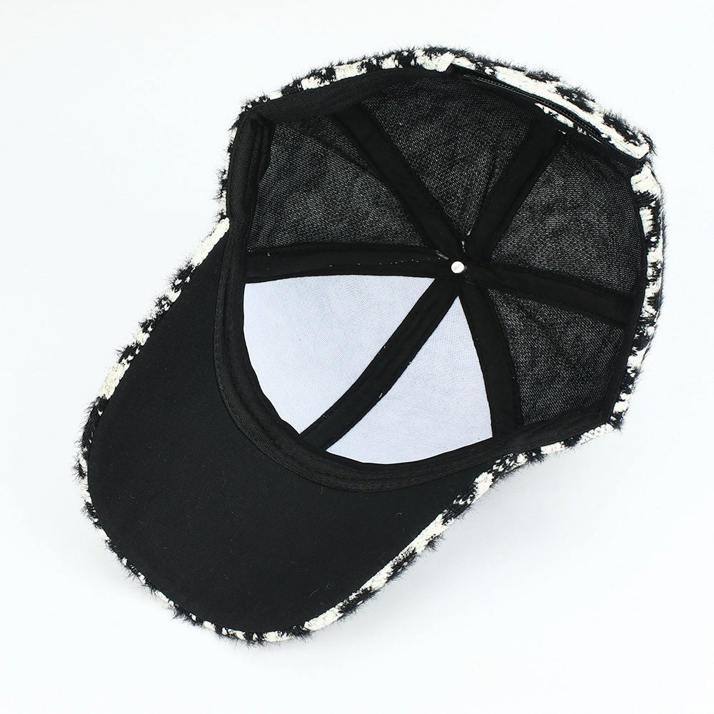Wholesale Fall and Winter Leopard Print Fashion Baseball Cap for Women