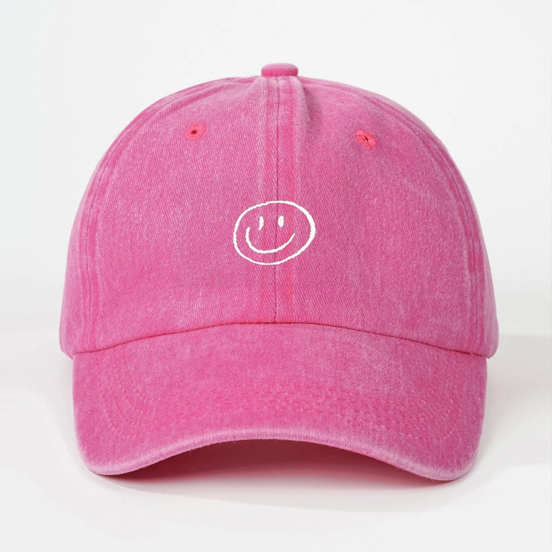 Wholesale Fashion All-match Printed Smile Graffiti Baseball Cap