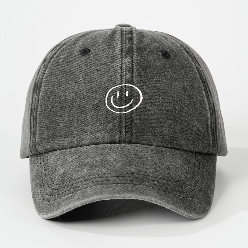 Wholesale Fashion All-match Printed Smile Graffiti Baseball Cap