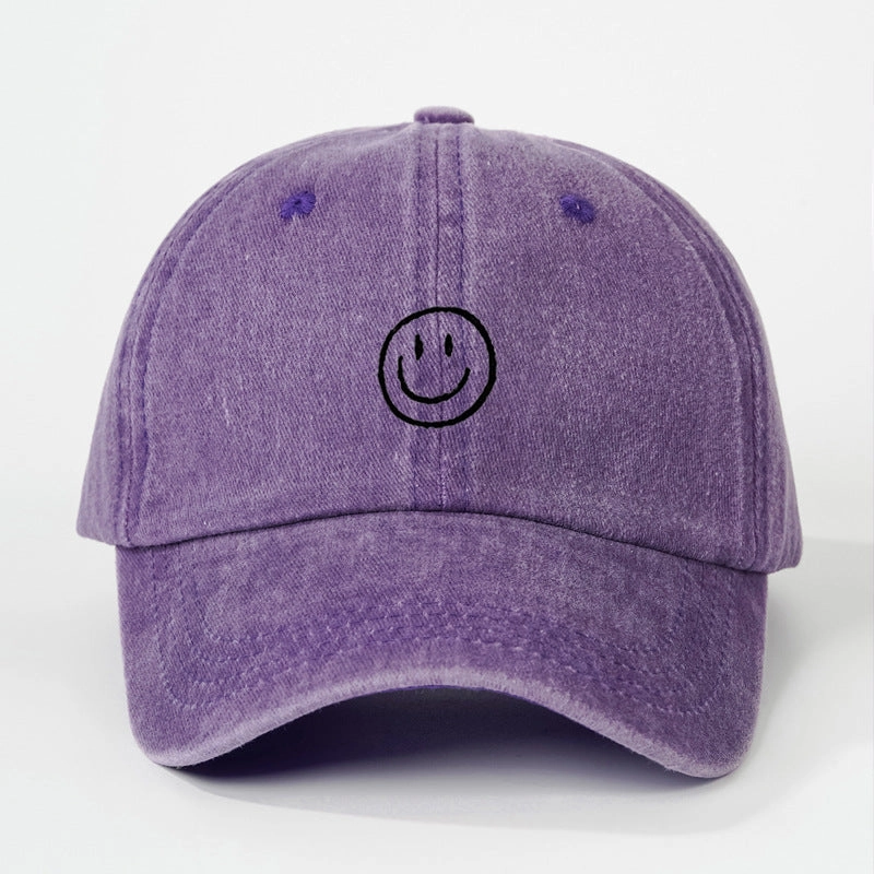Wholesale Fashion All-match Printed Smile Graffiti Baseball Cap