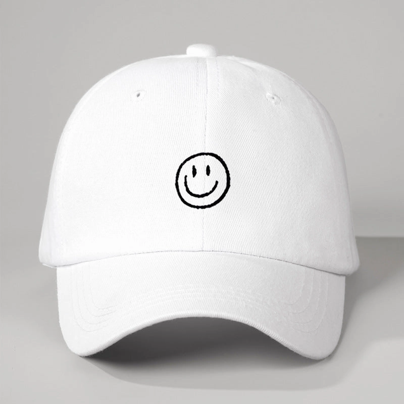 Wholesale Fashion All-match Printed Smile Graffiti Baseball Cap
