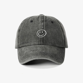 Wholesale Fashion All-match Printed Smile Graffiti Baseball Cap