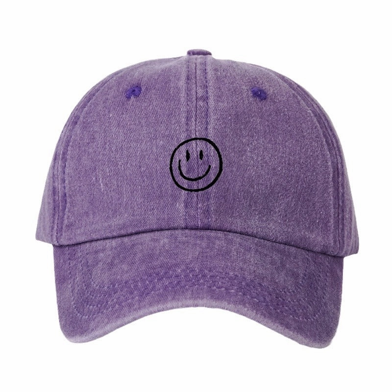 Wholesale Fashion All-match Printed Smile Graffiti Baseball Cap
