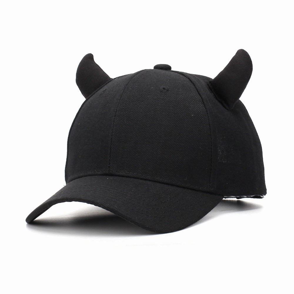 Wholesale Fashion Camouflage Horn Baseball Cap