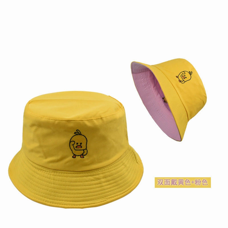 Wholesale Fashion Leopard Pattern Retro Simple Double Sided Pot Hat Spring and Autumn Outdoor Leisure Street Soft Brimmed Letter Embroidered Sunscreen Fisherman's Hat