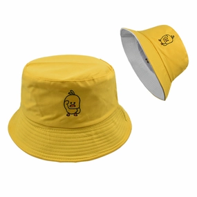 Wholesale Fashion Leopard Pattern Retro Simple Double Sided Pot Hat Spring and Autumn Outdoor Leisure Street Soft Brimmed Letter Embroidered Sunscreen Fisherman's Hat