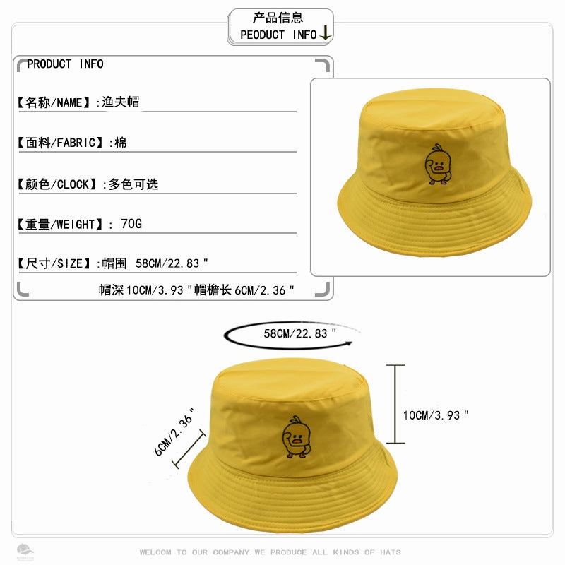 Wholesale Fashion Leopard Pattern Retro Simple Double Sided Pot Hat Spring and Autumn Outdoor Leisure Street Soft Brimmed Letter Embroidered Sunscreen Fisherman's Hat