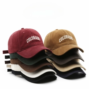 Wholesale Fashion Retro Letter Embroidery Outdoor Baseball Cap