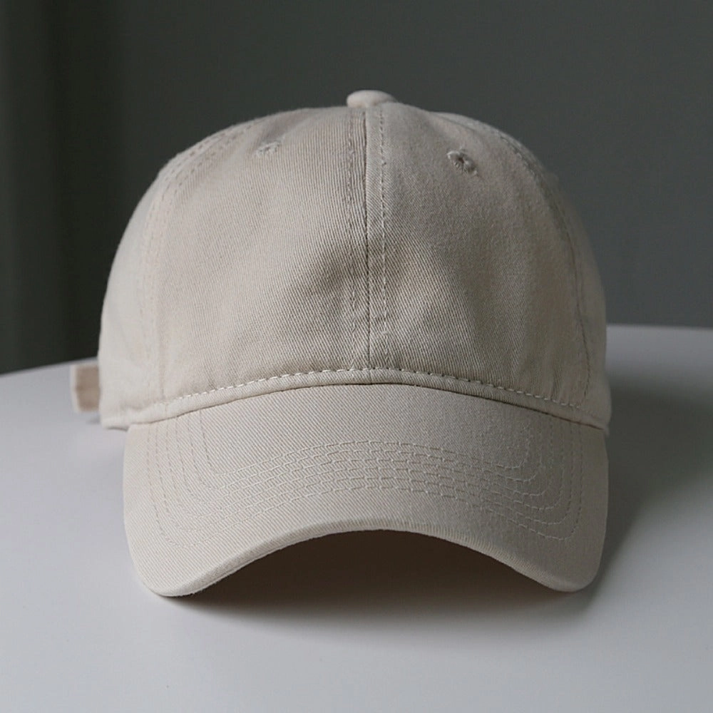 Wholesale Fashion Solid Color Washed Cotton Baseball Cap