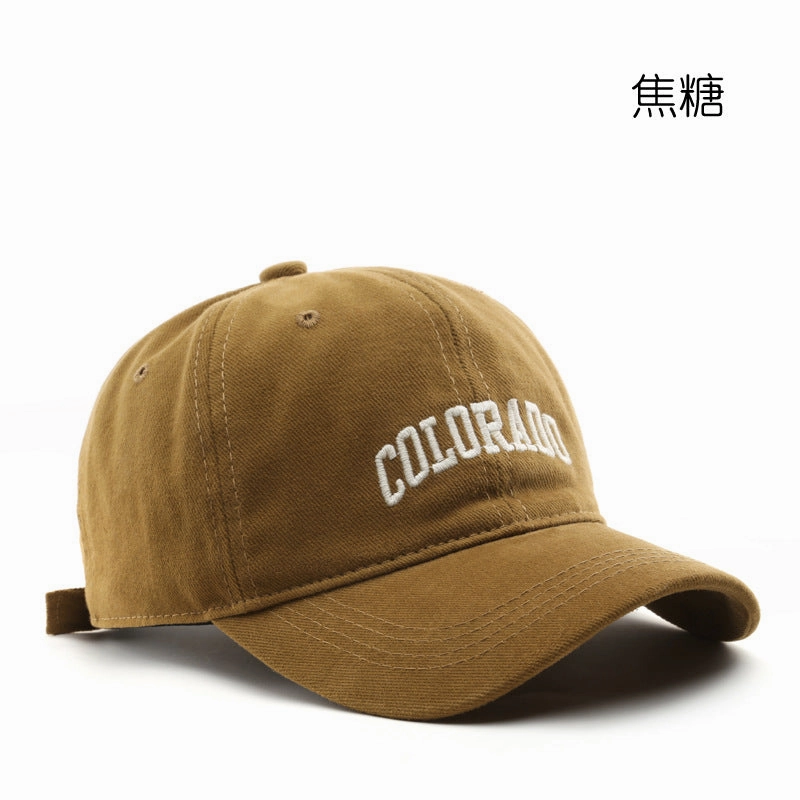 Wholesale Fashion Vintage Letter Embroidery Casual Visor Baseball Cap