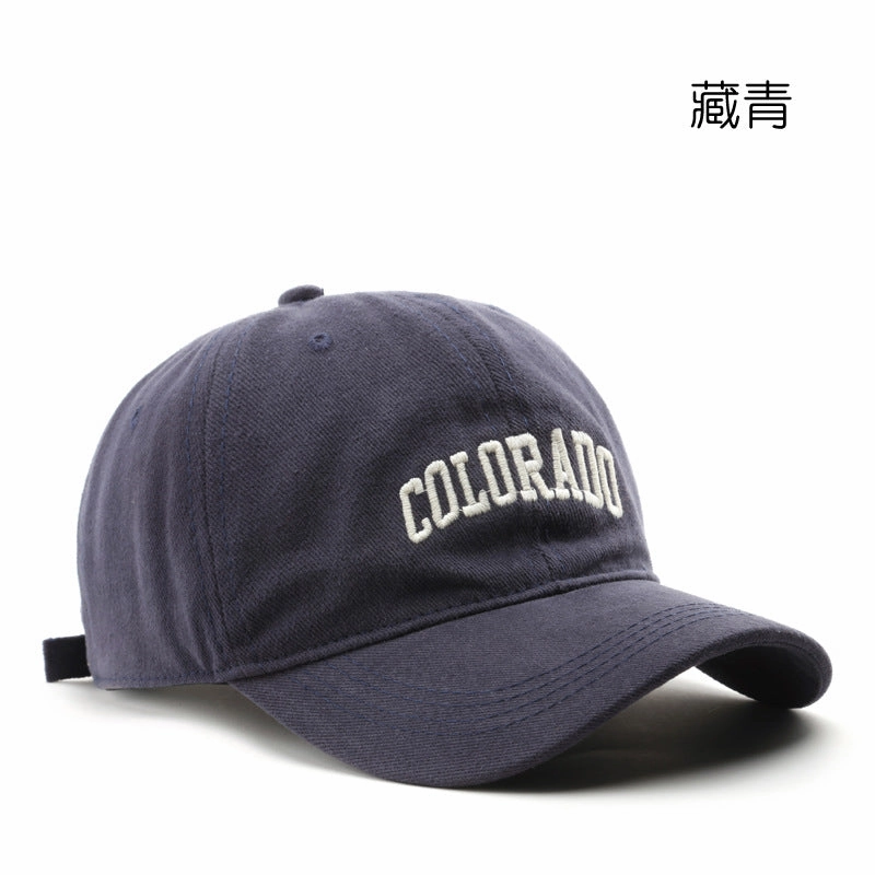 Wholesale Fashion Vintage Letter Embroidery Casual Visor Baseball Cap