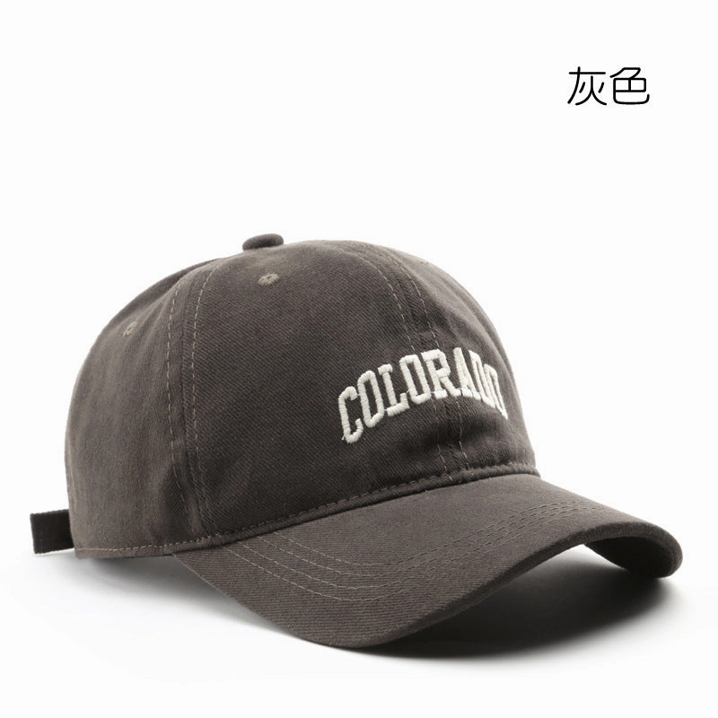 Wholesale Fashion Vintage Letter Embroidery Casual Visor Baseball Cap