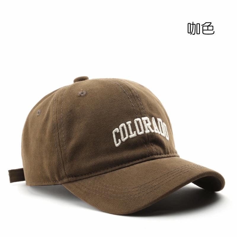 Wholesale Fashion Vintage Letter Embroidery Casual Visor Baseball Cap