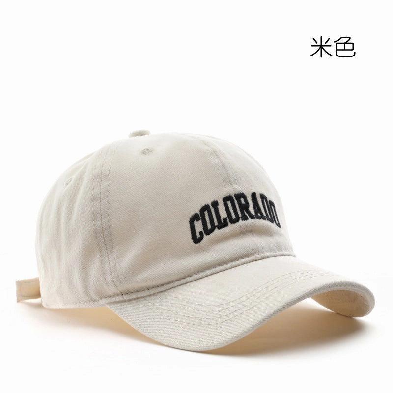 Wholesale Fashion Vintage Letter Embroidery Casual Visor Baseball Cap