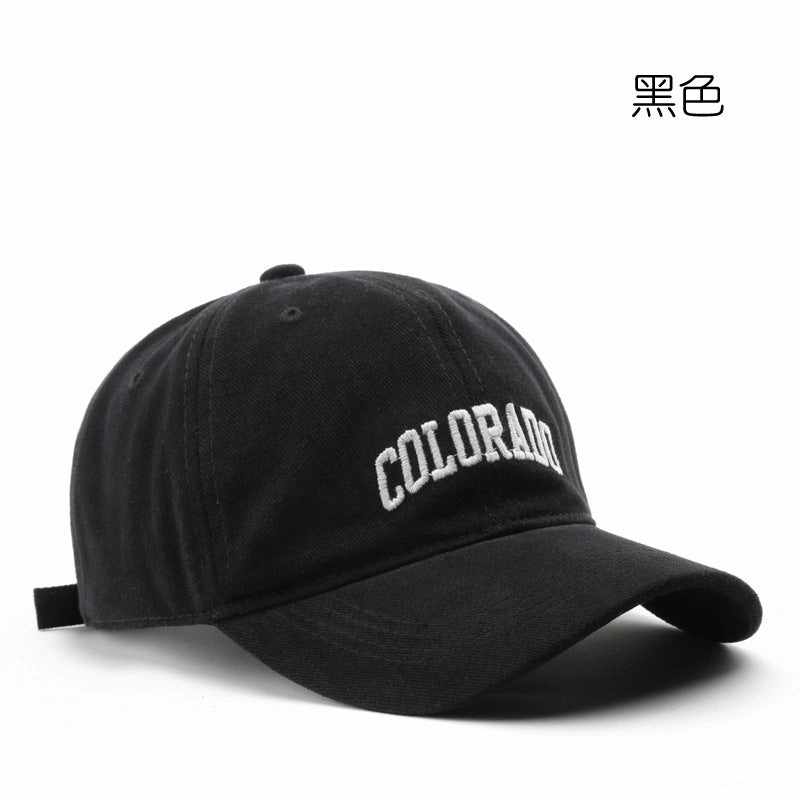 Wholesale Fashion Vintage Letter Embroidery Casual Visor Baseball Cap