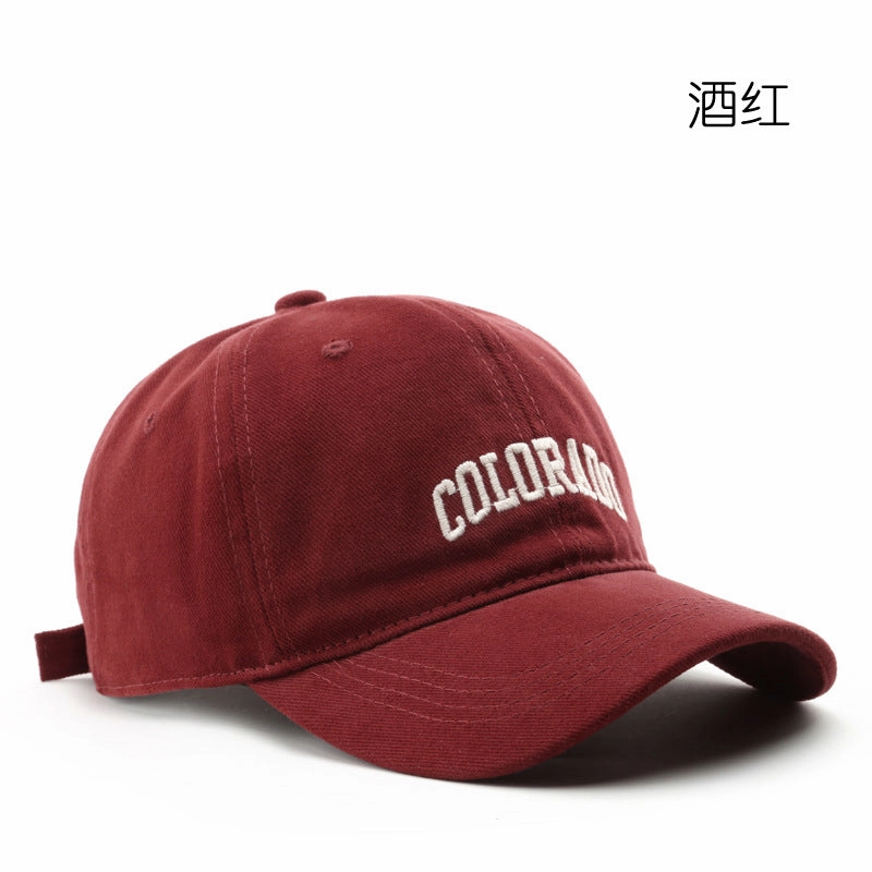 Wholesale Fashion Vintage Letter Embroidery Casual Visor Baseball Cap